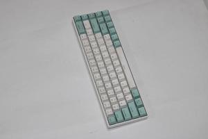 Keyboard photo with white background