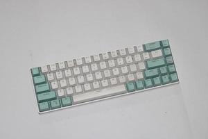 Keyboard photo with white background