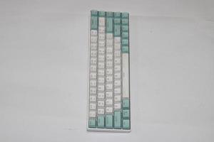 Keyboard photo with white background