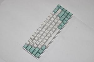 Keyboard photo with white background