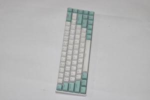 Keyboard photo with white background