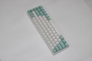 Keyboard photo with white background