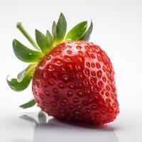 A vibrant ripe strawberry photo