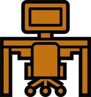 Workplace Vector Icon Design