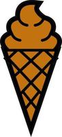 diseño de icono de vector de helado