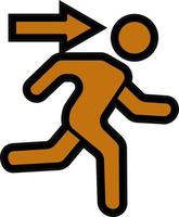 Exit Vector Icon Design