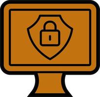 Cyber Security Vector Icon Design