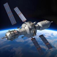 China's space station known as Tiangong Space Station photo