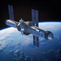 China's space station known as Tiangong Space Station photo