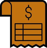 Invoice Vector Icon Design