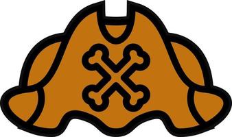 Pirate Cap Vector Icon Design