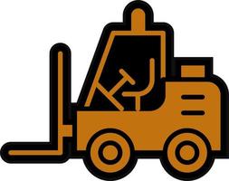 Forklift Vector Icon Design