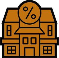 House Discount Vector Icon Design