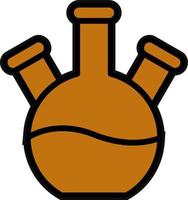 Three Neck Flask Vector Icon Design