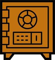 Safe Box Vector Icon Design