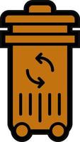 Trash Can Vector Icon Design