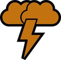 diseño de icono de vector de tormenta