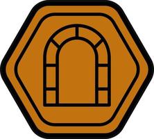 Tunnel Vector Icon Design