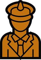 Captain Vector Icon Design