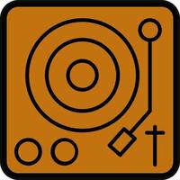 Turntable Vector Icon Design