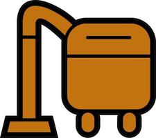 Vacuum Cleaner Vector Icon Design