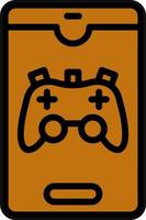 Smartphone Game Vector Icon Design