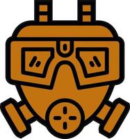 Ejército máscara vector icono diseño
