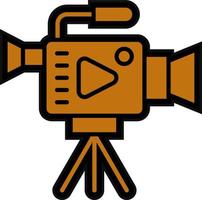 Video Camera Vector Icon Design