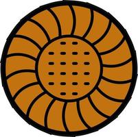 Biscuits Vector Icon Design