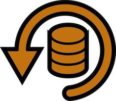 Data Backup Vector Icon Design