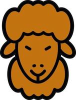 Sheep Vector Icon Design