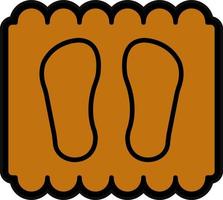Door Mat Vector Icon Design