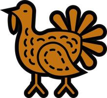 Turkey Vector Icon Design