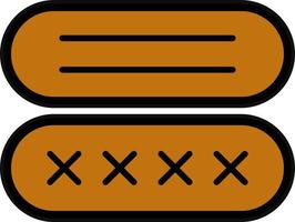 Password Vector Icon Design
