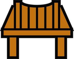 diseño de icono de vector de puente