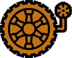 Tyre Pressure Vector Icon Design