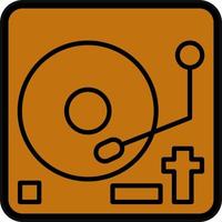 Vinyl Player Vector Icon Design