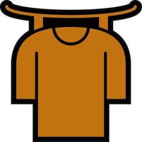 Drying Clothes Vector Icon Design
