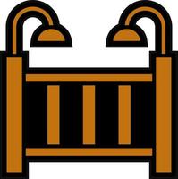 Crib Vector Icon Design