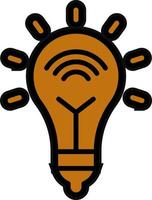 Smart Bulb Vector Icon Design