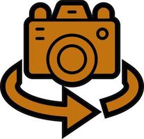 Vr Camera Vector Icon Design