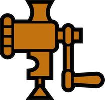 Meat Grinder Vector Icon Design