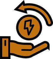 Energy Saving Vector Icon Design