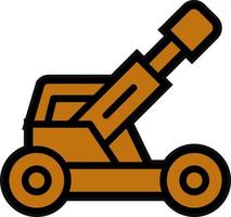 Army Artillery Vector Icon Design