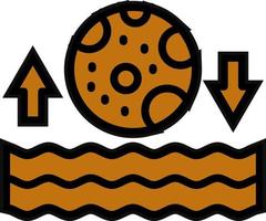 Tide Vector Icon Design