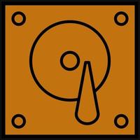 Hard Drive Vector Icon Design