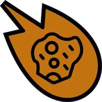 Asteroid Vector Icon Design