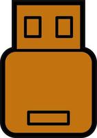 USB Stick Vector Icon Design