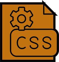 CSS Code Vector Icon Design