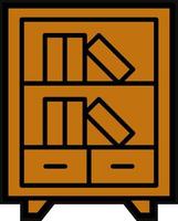 Bookcase Vector Icon Design